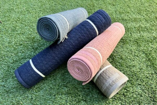 100% Natural Non-Slip Yoga Mat Set 5 mm - Image 23
