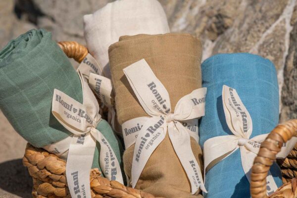 100% Organic Cotton Baby Swaddles