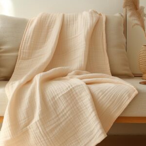 100% Organic Cotton Muslin Blanket