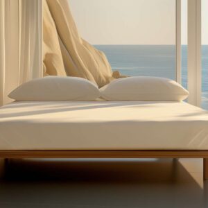 100% Organic Cotton Sateen Fitted Sheet