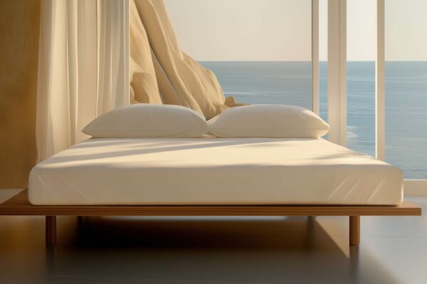 100% Organic Cotton Sateen Fitted Sheet