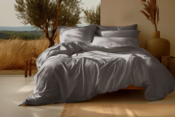 100% Organic Cotton Sateen Sheet Set - Image 3