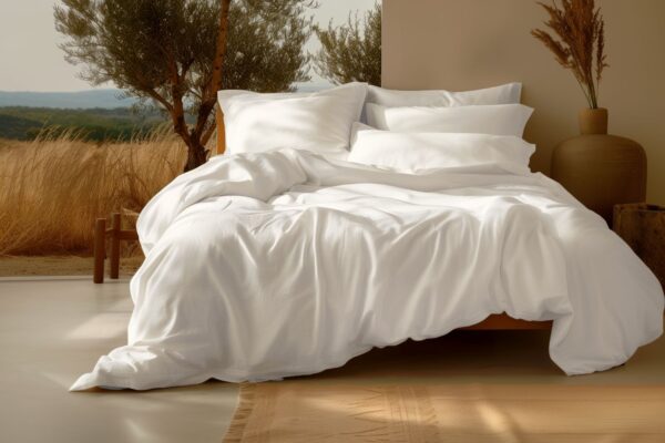 100% Organic Cotton Sateen Sheet Set - Image 2