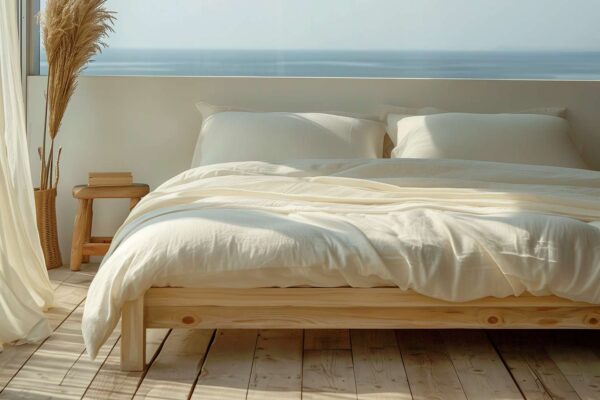 100% Organic Cotton Percale Duvet Cover Set - Image 7