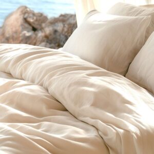 100% Organic Cotton Percale Duvet Cover Set