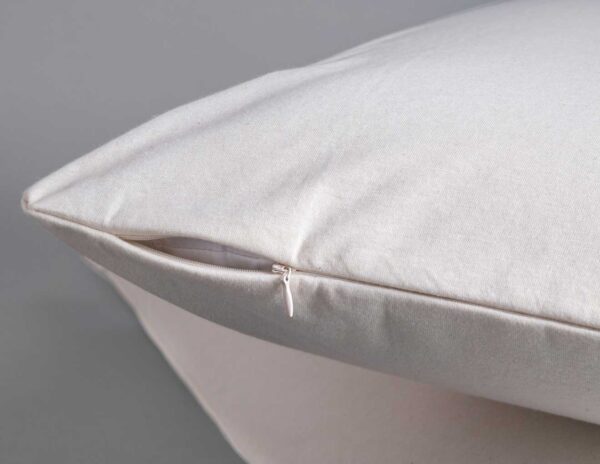 Organic Cotton Waterproof Pillow Case Encasement Pair - Image 2