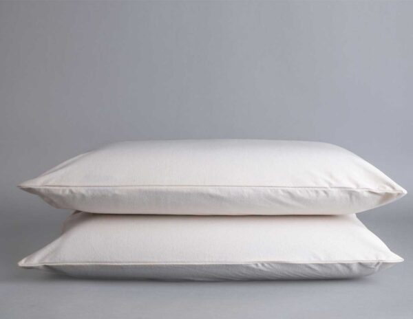 Organic Cotton Waterproof Pillow Case Encasement Pair - Image 3