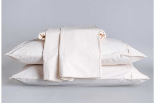 100% Organic Cotton Percale Sheet Set - Image 4