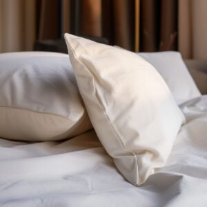 Organic Cotton Waterproof Pillow Case Encasement Pair
