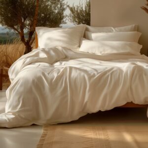 100% Organic Cotton Sateen Pillowcase Pair