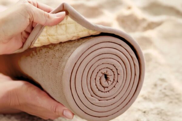 100% Natural Non-Slip Yoga Mat Set 5 mm - Image 6